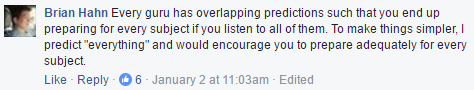Whose prediction should you listen to?