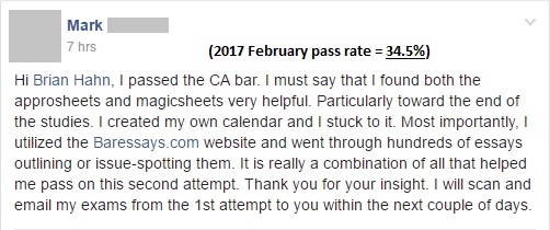 Pass the California bar exam