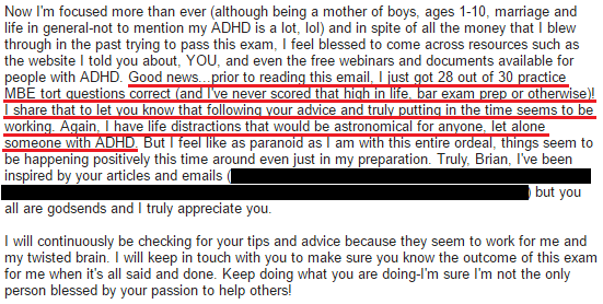 "following your advice and truly putting in the time seems to be working"