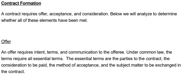 How to organize issues for bar essays