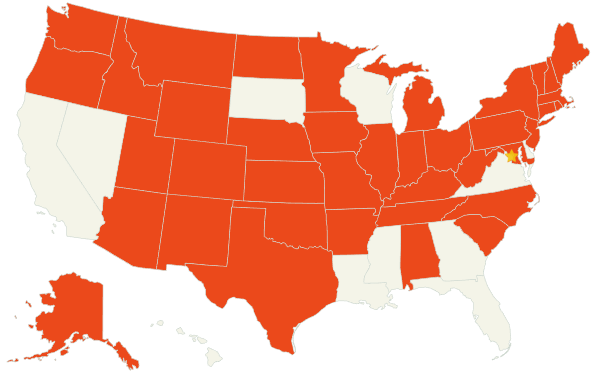 Which states have adopted the UBE states, UBE jurisdictions