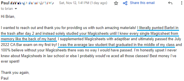 Magicsheets: Outlines for Efficient Bar Exam Preparation | Make This ...