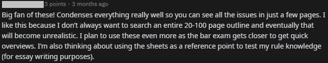 Magicsheets: Outlines for Efficient Bar Exam Preparation | Make This ...